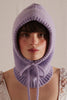 Lilac Hood With Tie