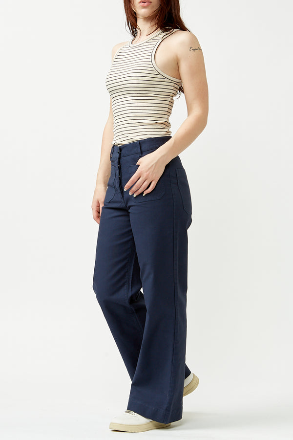 Overdyed Indigo Maude Pant – Aida Shoreditch