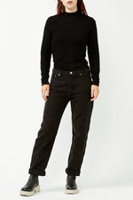 Black Check Susan Jeans