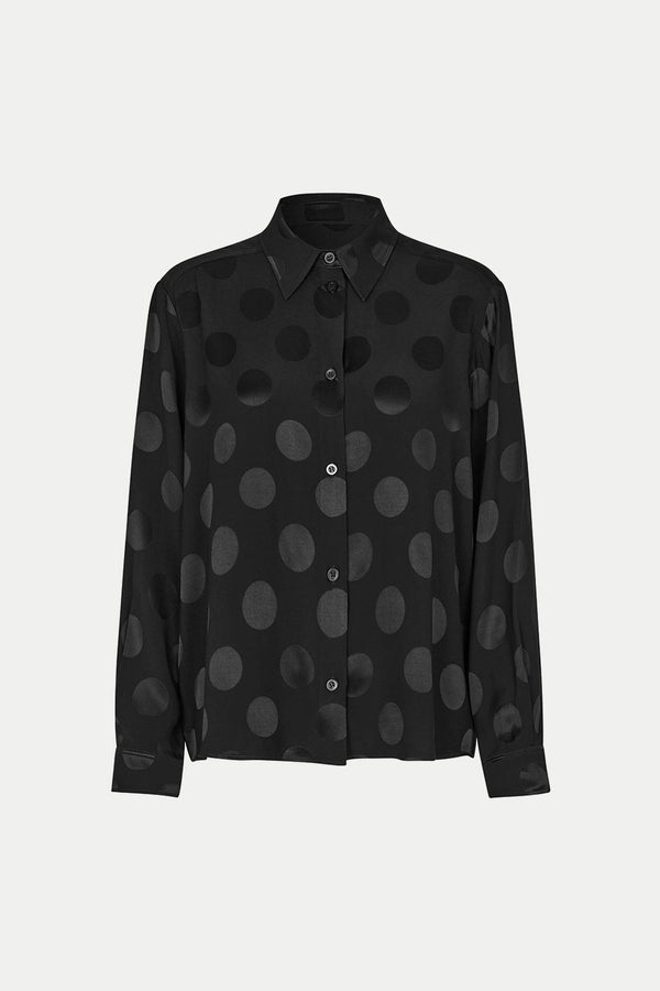 Black Gran Jacquard Chris Shirt