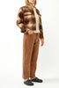Brown Dylan Cropped Shacket