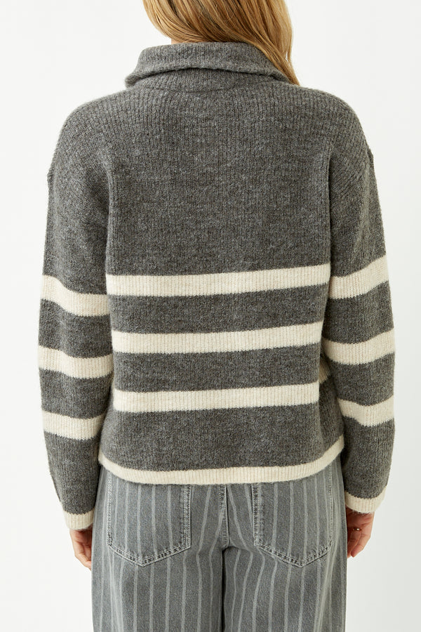 Grey Maline Merino Wool Pullover