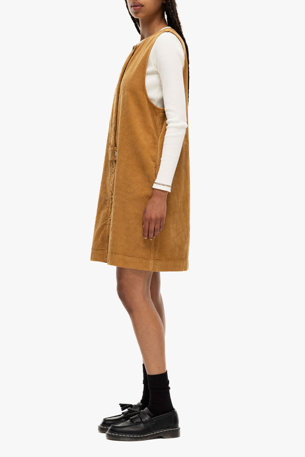 Camel Sun Corduroy Dress