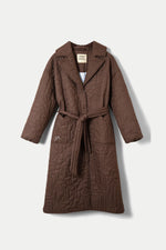 Chocolate Gilda Quilted Coat