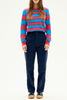 Blue Striped Zoe Sweater