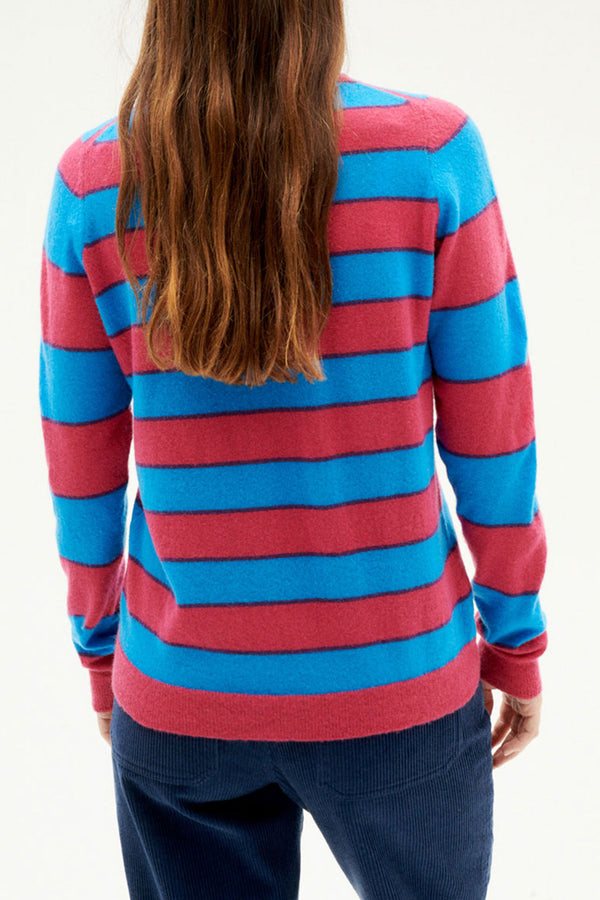 Blue Striped Zoe Sweater