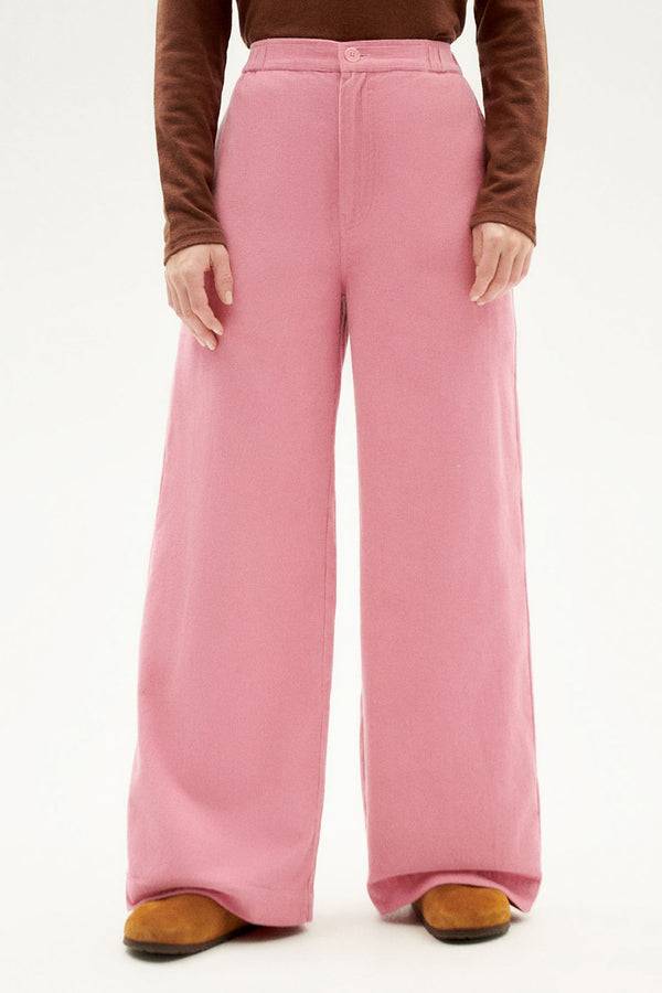 Pink Microcorduroy Maia Pants