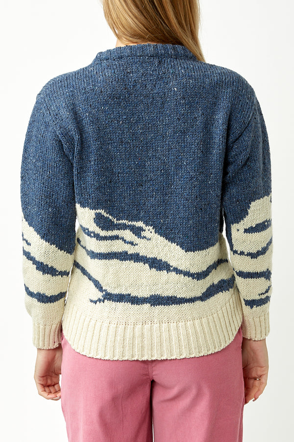 Blue My Favorite Walrus In Town Pullover
