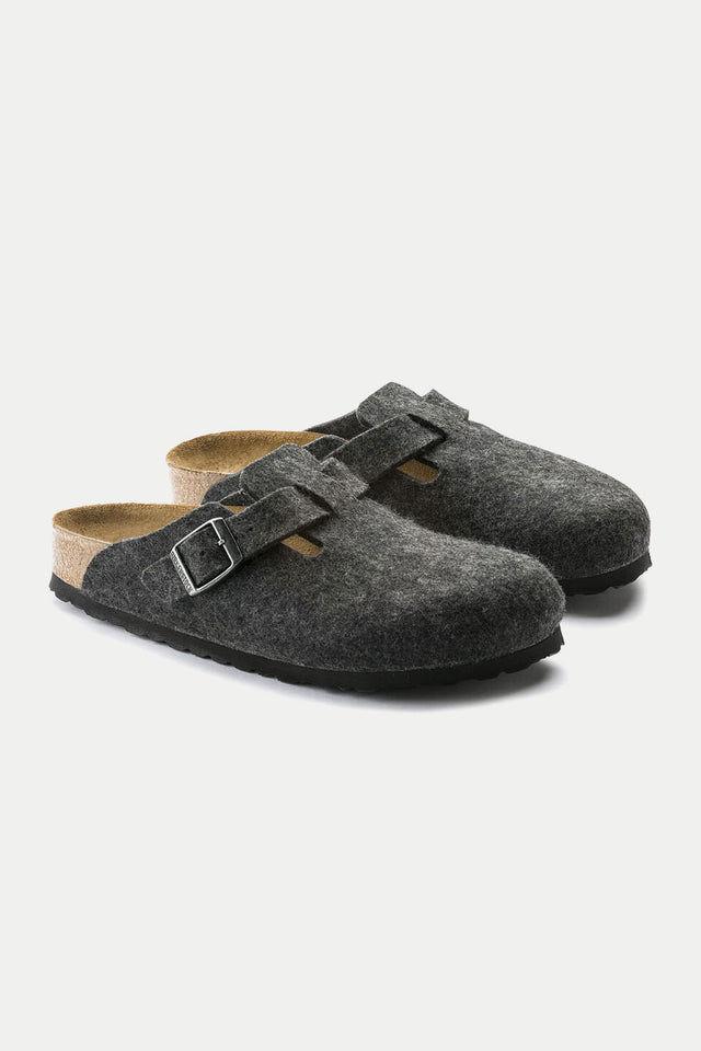 Anthracite Boston Clog Womens