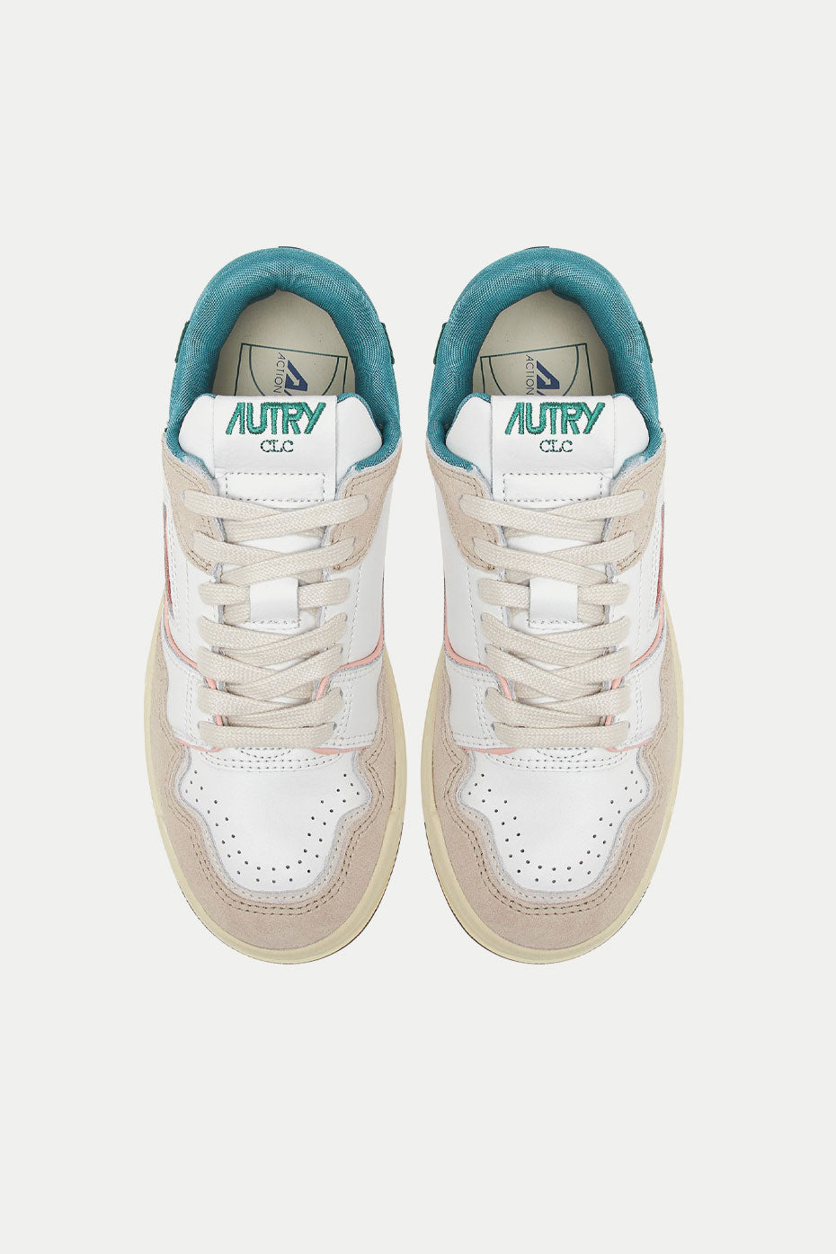 Multi Green CLC Leather Trainers Womens