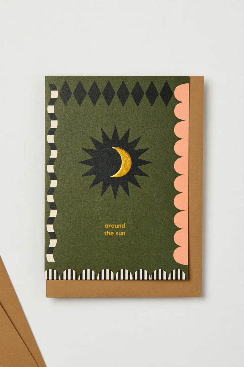 Around The Sun Birthday Card