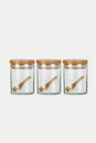 Clear Izaan Spice Jar - Set of 3