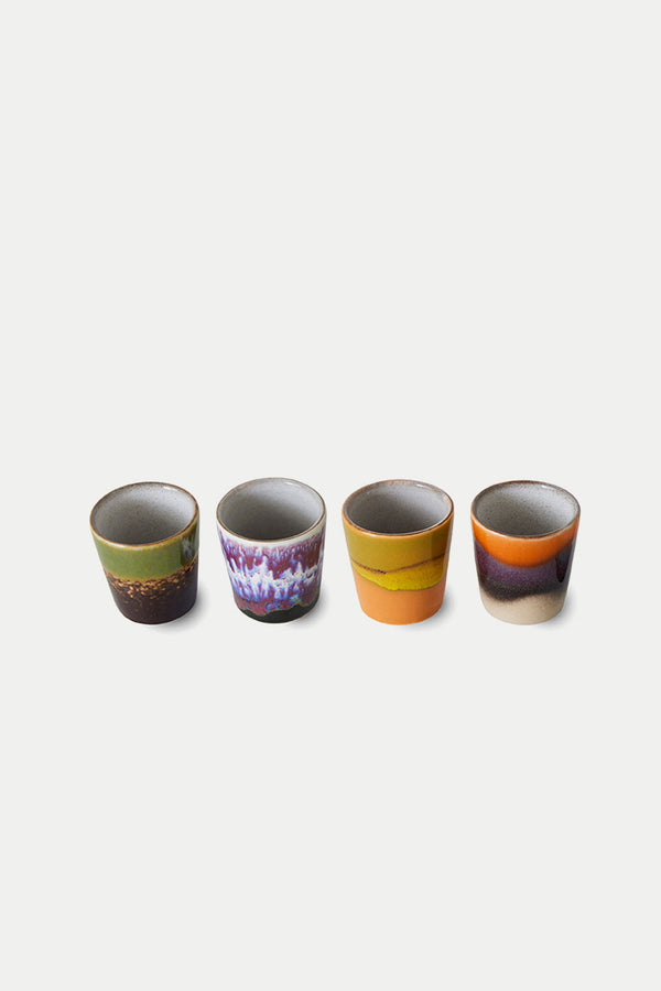 Island 70s Ceramics Egg Cups - Set of 4