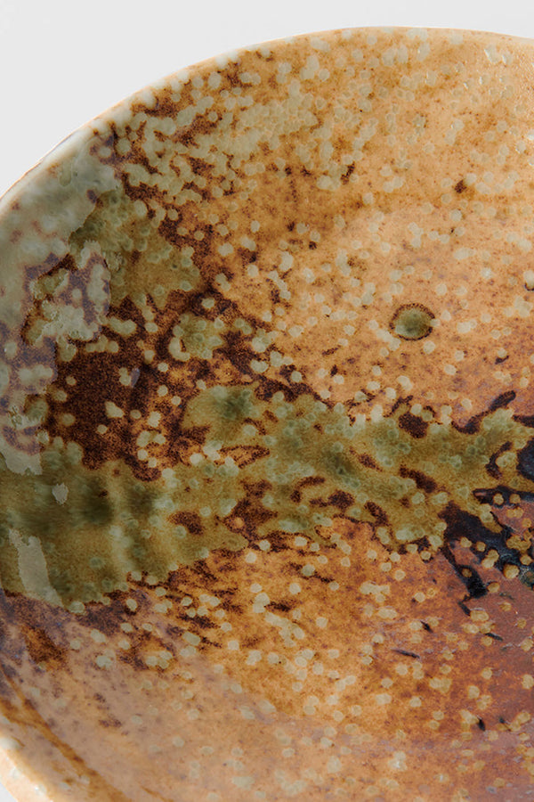 Terracotta Green Tapas Plate