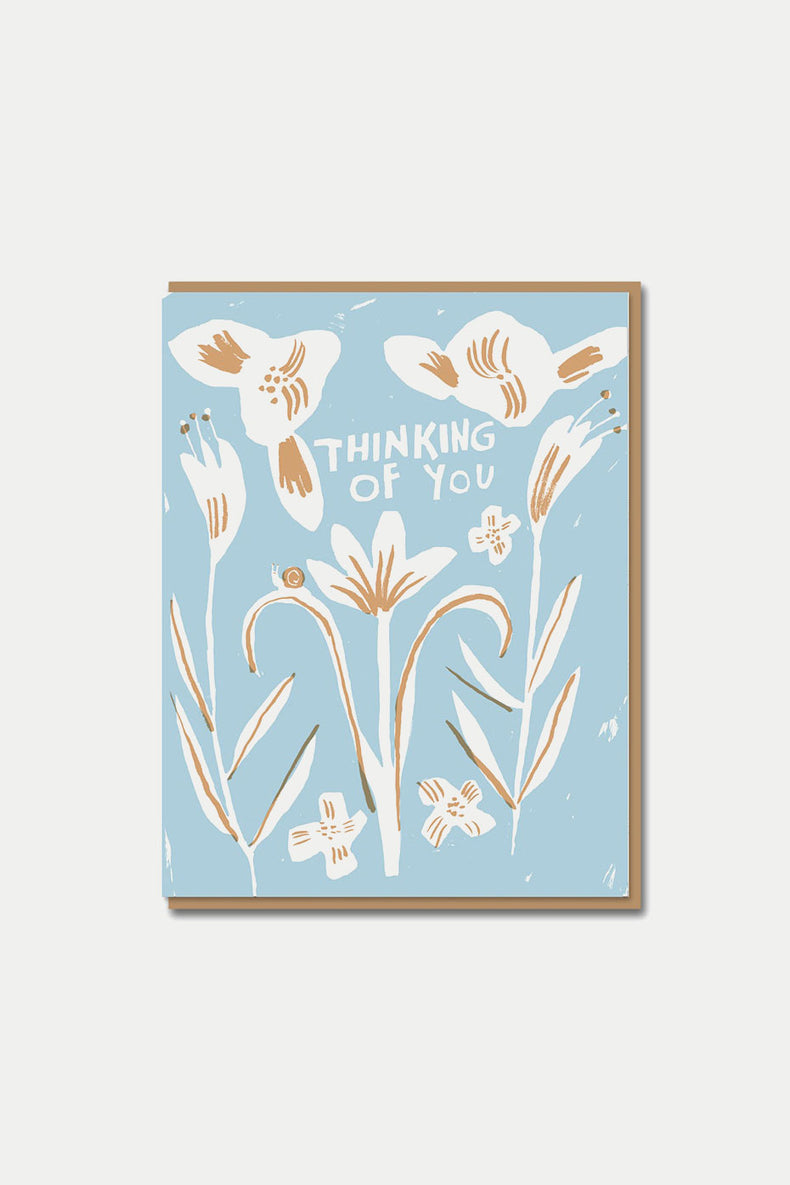 Thinking Of You Lillies Card