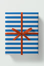 Blue Stripe Gift Wrap