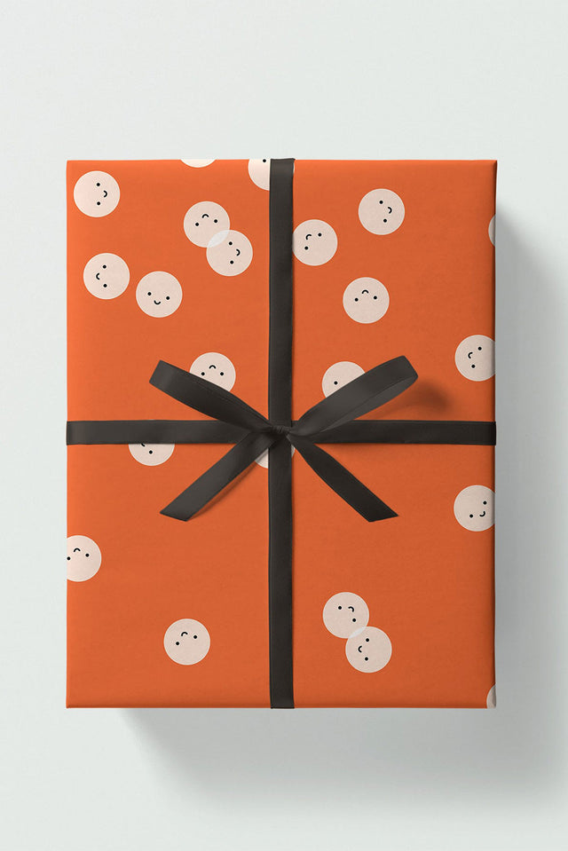 Smiley Faces Gift Wrap