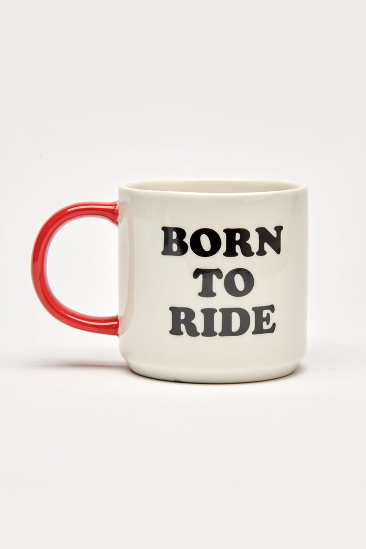 Peanuts Born To Ride Mug