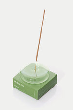 Green Dimple Incense Holder