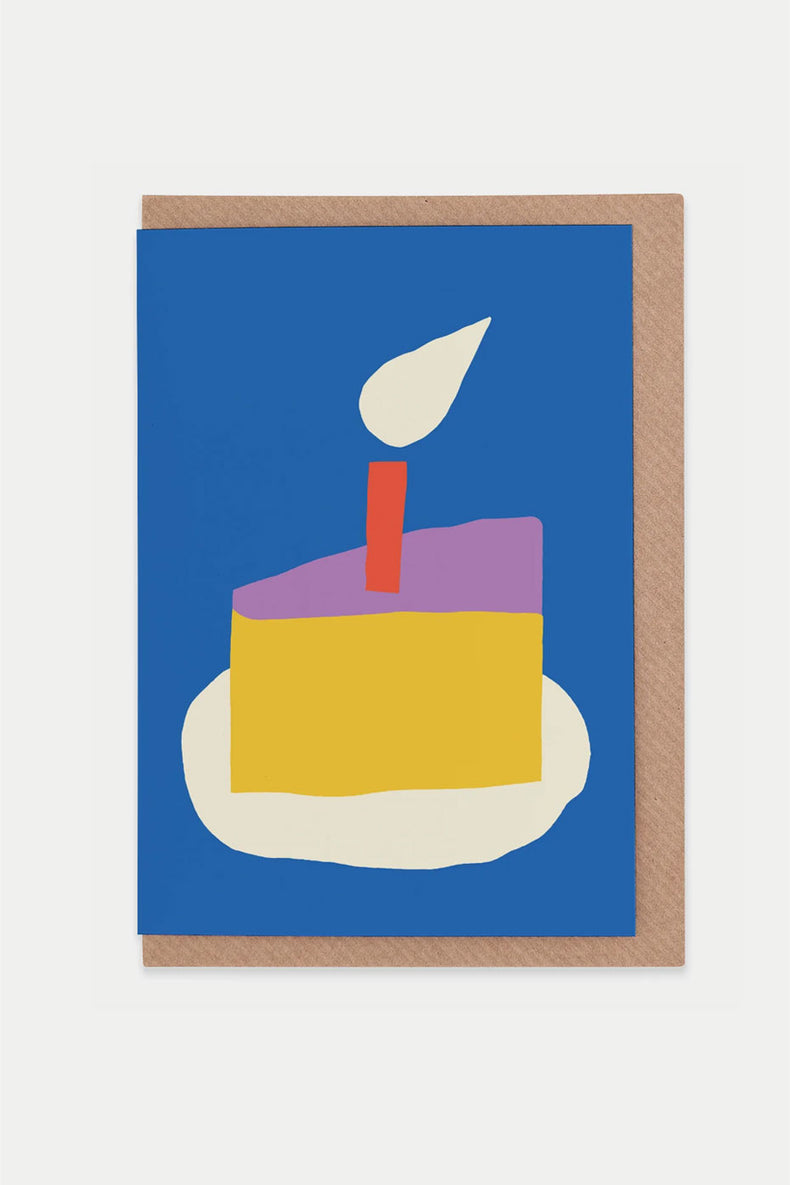 Birthday Cake Greetings Card