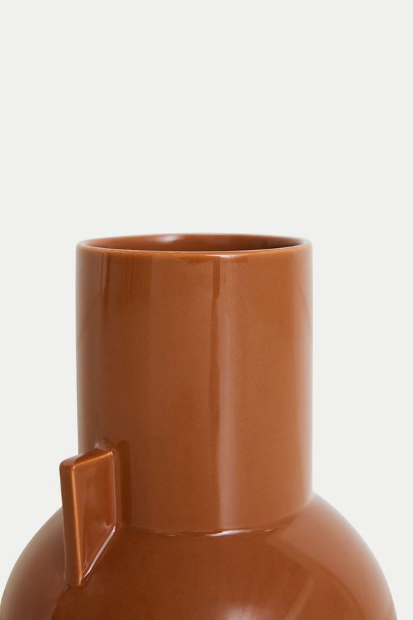 Caramel Ceramic Vase S