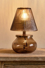 Brown Smoke Dimalai Table Lamp