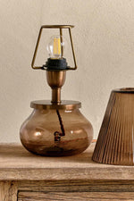 Brown Smoke Dimalai Table Lamp