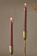 Nkuku Rust Rustic Soy Blend Dinner Candles - Set of 2 
