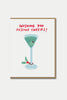 Festive Cheers Martini Card