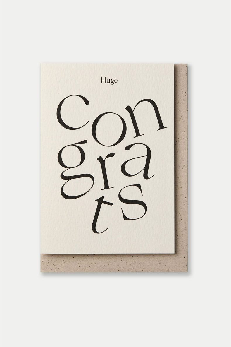 Huge Congrats Card