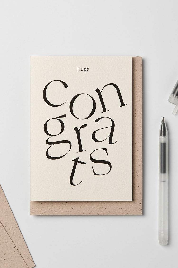 Huge Congrats Card