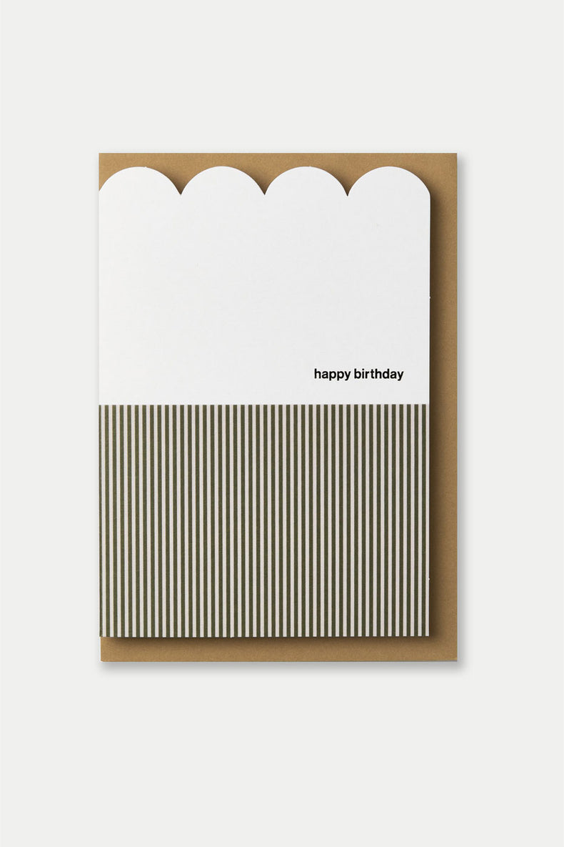 Scallop Happy Birthday Card