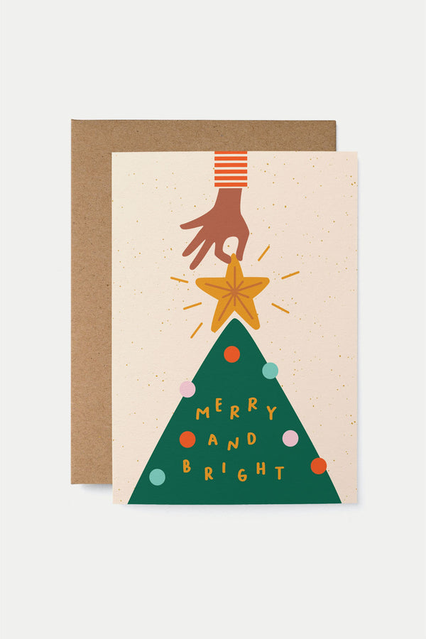 Merry and Bright Christmas Card