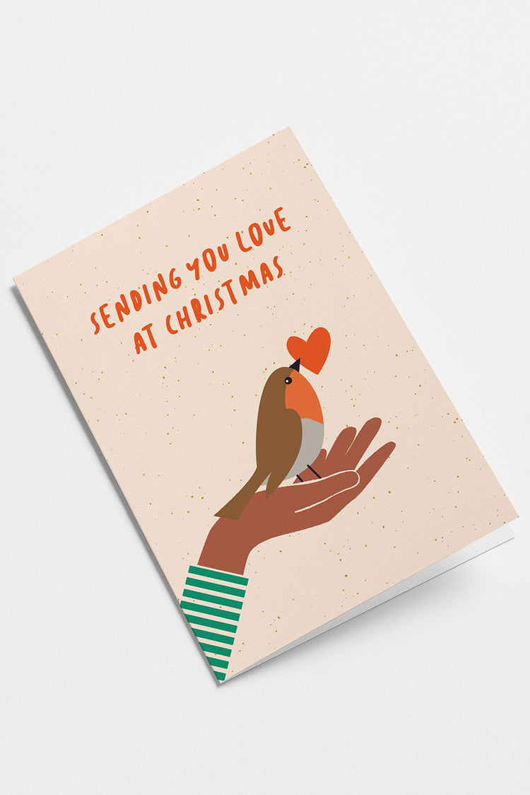 Sending You Love At Christmas Card