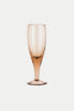 Dusty Terracotta Yala Hammered Champagne Glass