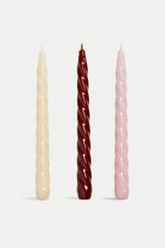 Bravo Reds Candles - Set of 3