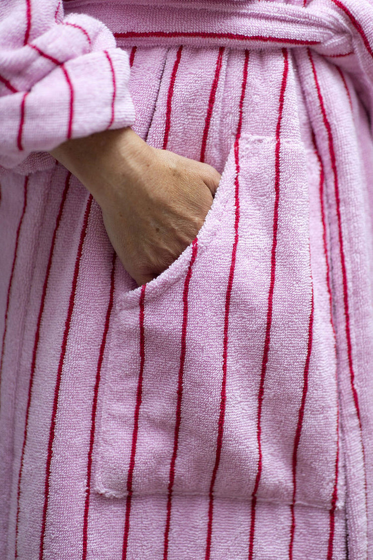 Baby Pink & Ski Patrol Naram Bathrobe