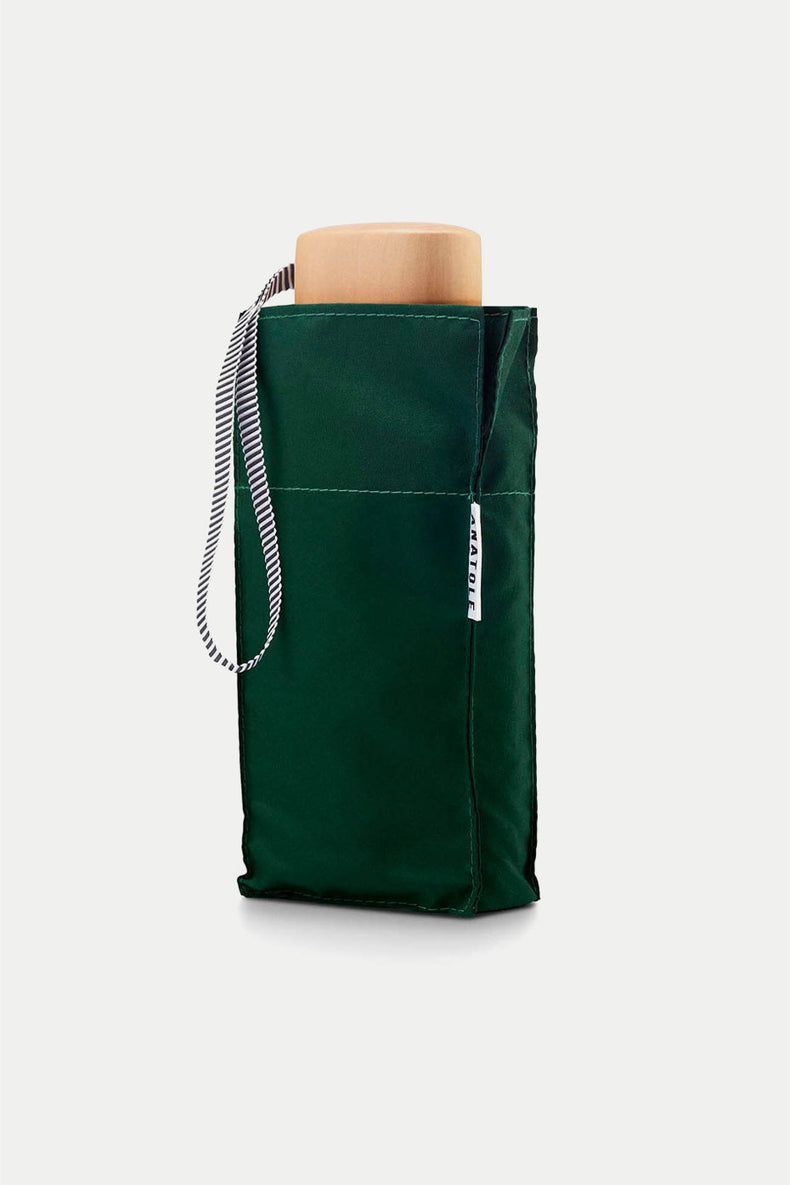 Green Gustave Folding Compact Umbrella