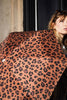 Leopard Print Aime Compact Umbrella