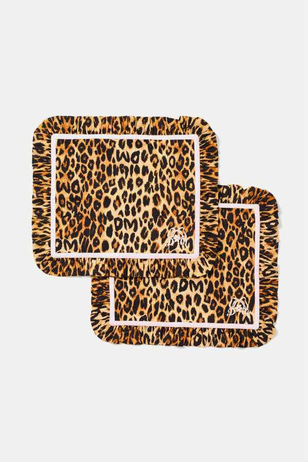 Leopard 2 Set Ruffle Placemat