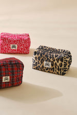 Leopard Print Make Up Bag