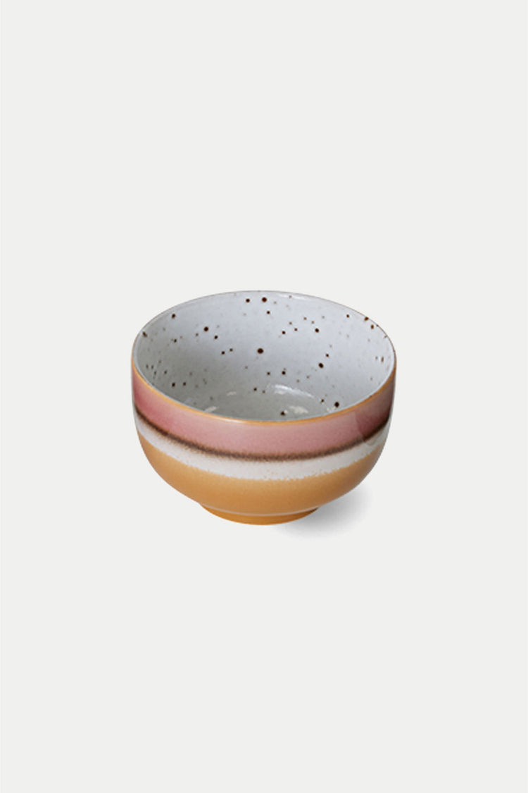 HKLIVING Brown 70s Ceramics Noodle Bowl 