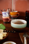 HKLIVING Blue 70s Ceramics Noodle Bowl 