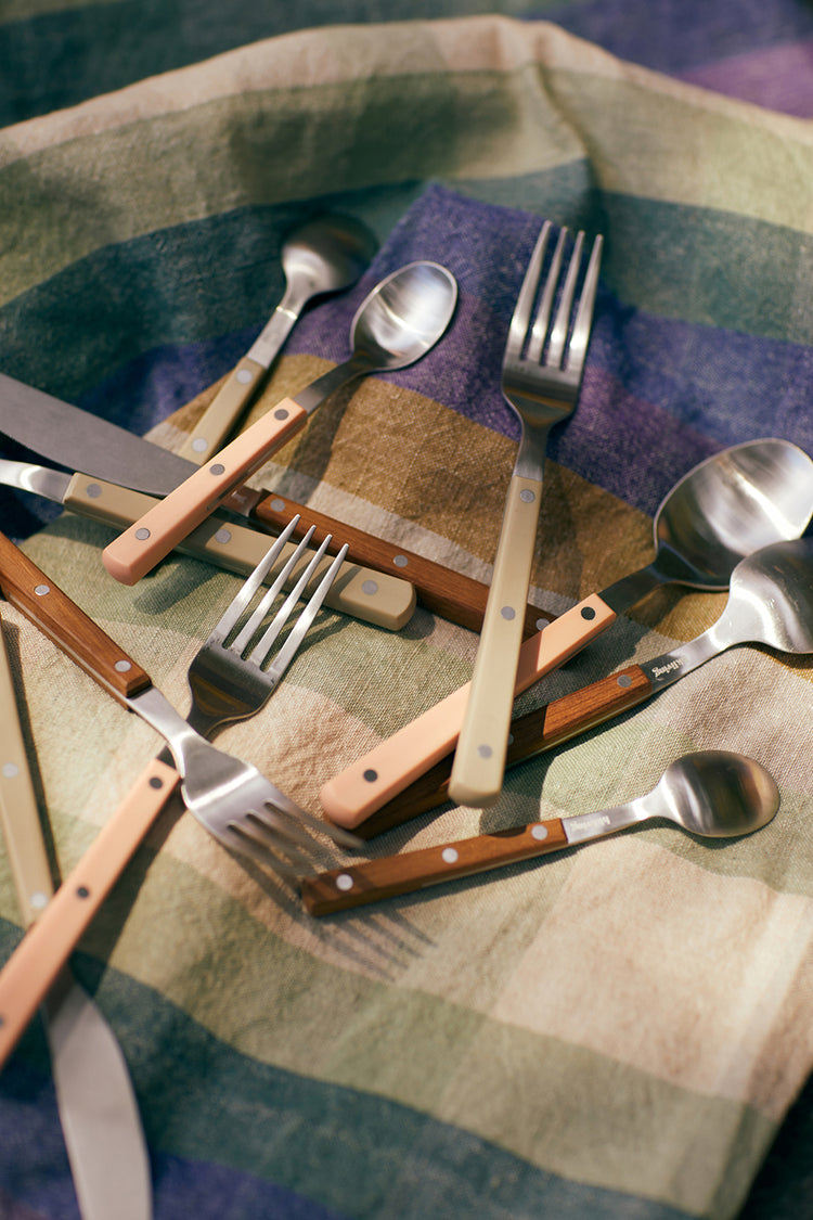 Peach 70s Cutlery Dessert Spoon