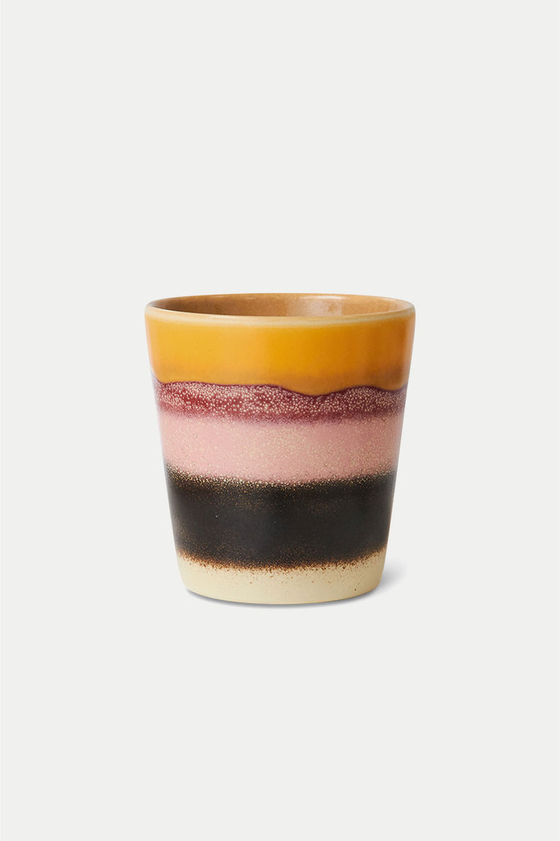 Sunset 70s Ceramics Coffee Mug