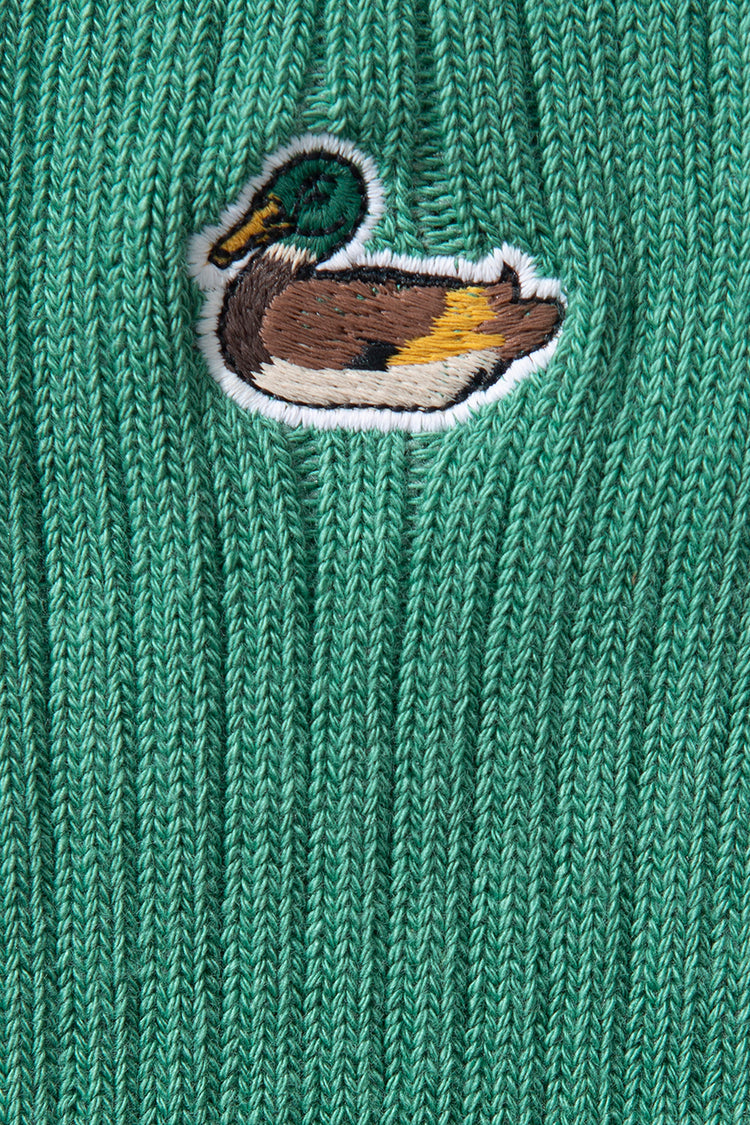 Turquoise Duck Socks