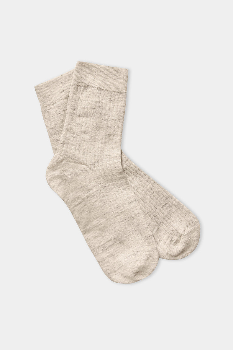 Wool White Merino Socks