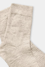 Wool White Merino Socks