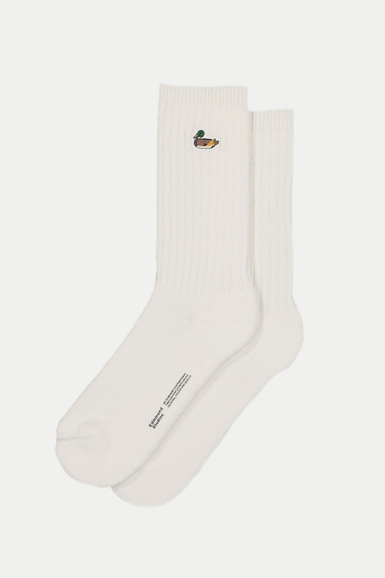 Off White Duck Socks