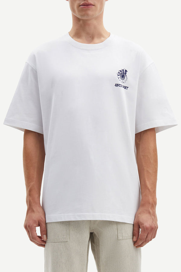White Fossil Sawind Uni T-Shirt